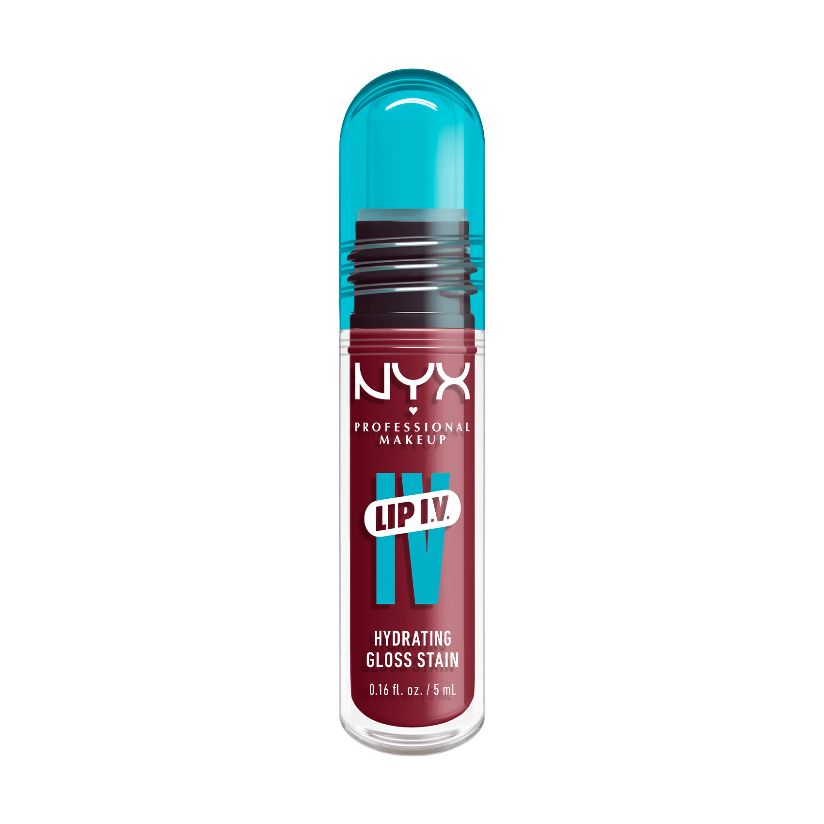 Блиск-тінт для губ NYX Professional Makeup Lip I.V. Hydrating Lip Gloss Stain 07 Bubblegum Burst, 5 мл
