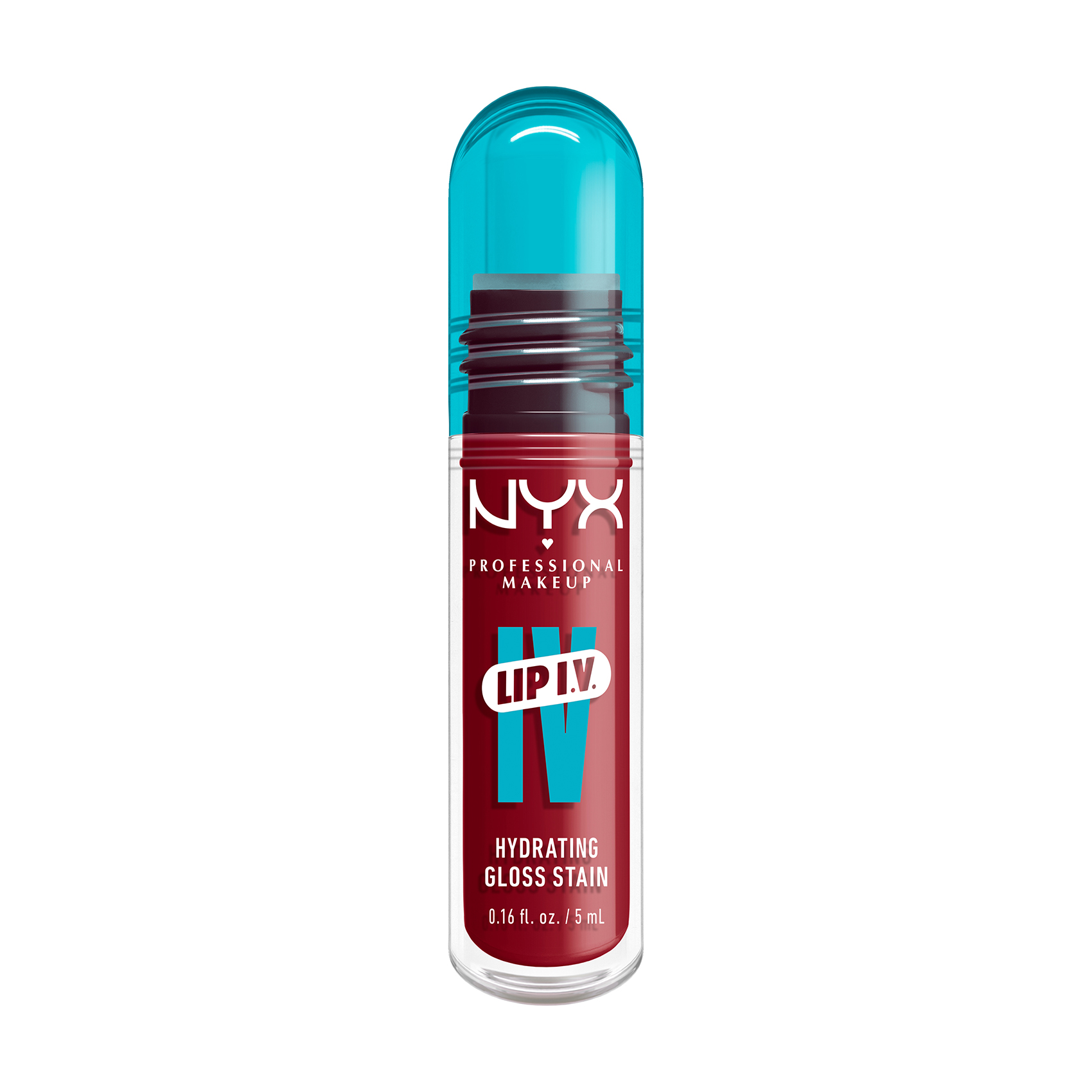Блиск-тінт для губ NYX Professional Makeup Lip I.V. Hydrating Lip Gloss Stain 10 Berry Thirsty, 5 мл